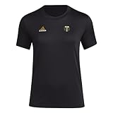 adidas Women's Portland Timbers MLS Short Sleeve T-Shirt, Black/Portland Timbers, Medium