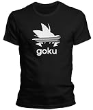 DragonHive Herren T-Shirt Dragon Ball Z Goku Parodie, Größe:L, Farbe:Schwarz