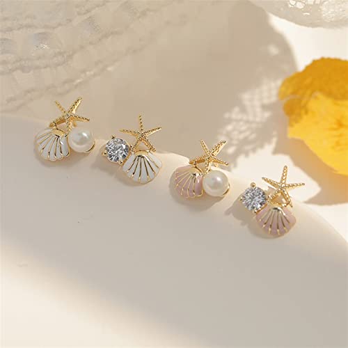 Boucles d'oreilles étoile de mer légères pour oreilles sensibles