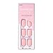 KISS imPRESS Color Press On Maniküre, Gel Nail Kit, PureFit Technologie, Pre-Glued, "Pick Me Pink", Polish-Free Solid Color Mani, Includes Prep Pad, Mini File, Cuticle Stick and 30 Fake Nails