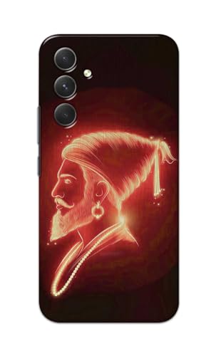 Image of PRINTFIDAA Plastic Printed Hard Back Cover Case For Samsung Galaxy A54 5G Back Cover (Chatrapati Shivaji Maharaj) -112, Multi