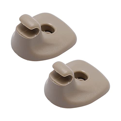 2PCS Sun Visor Support Retainer Clip Replacement for 2011-2014 Dodge Avenger 1GW25HL1AA Replacement for 2011-2015 Chrysler 200 Sun Visor Retainer Clip (Beige)