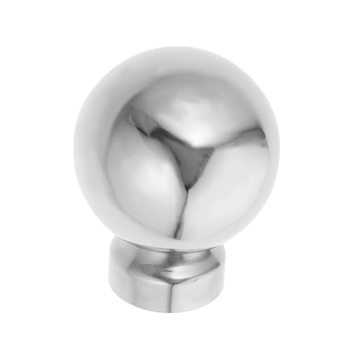 BESPORTBLE Hohle Metallpfostenkappe Aus Edelstahl Für Gartenzaun Zaunzubehör Dekorative Rasenzaun-Dekoration Einfache Installation Witterungsbeständig