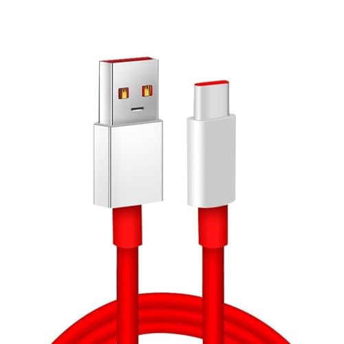 Image of etguuds 100W 80W 65W 30W SUPERVOOC Dash Data Cable Wire For Ultra Fash Charging compatible For 12,12R,11,11R,10 Pro,10R,10T,9RT,9R,8T Nord 4, CE4, 3,CE3 Lite, Nord 2, Nord Full protection