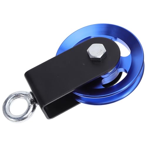 Poulie câble fitness bleu rotation silencieuse pour appareil musculation maison DIY