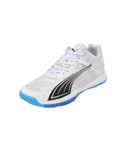 PUMA(???) Men's Shoes Soccer Cleats, 24 Fall/Winter Colors: Puma White/Blue Masing/Puma Black (02), 22.0 cm