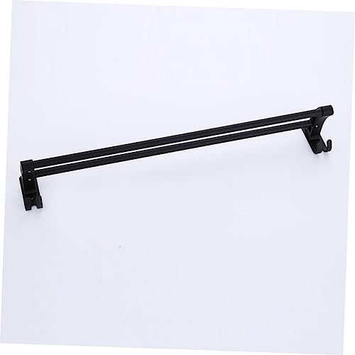 Porte serviette de bain double Tofficu à séchage rapide noir - 3