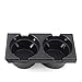 Cup Holder for BMW E46 3 Series 1998-2005, Replacement Front Center Console Replaces 51168217953 (Black)