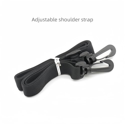 Kinderwagen Organizer Universal, Kinderwagen Tasche mit 2 Isolierten Getränkehalter, Buggy Kinderwagentasche mit Schultergurt und Stauraum für Windeln&Handys, Schwarz Baby Stroller Bag