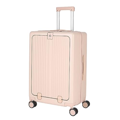BEITH Hardside Luggage with USB, Type-C, Hook, Cup Holder, BS6605 Zipper Suitcase with TSA Lock, Front Open, 360° Double Spinner Wheels, ABS+PC Alloy Box Shell, Aluminum Lifting Rod, Waterproof2