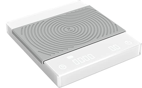 CALLPHA Coffee Scale, Espresso Scale,Weigh Digital Coffee Scale with Timer,2000 Grams (White)