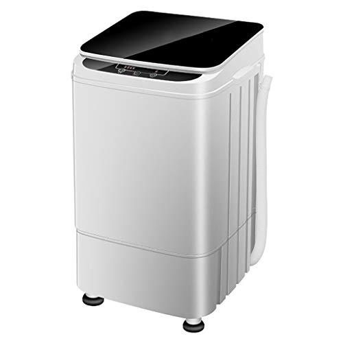 Mini Waschmaschine Vollautomatische Kleine Tragbare Waschmaschine 4.5KG/9.9Lbs Waschende KapazitäT Einzelne Wanne Mit Abflusskorb Und Kleinem