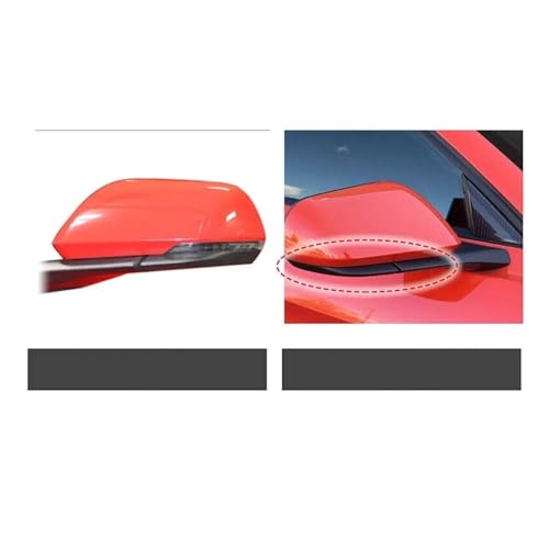 Coques Rétroviseurs Mustang Couvercle Rétroviseur Latéral Capuchon Aile Noir