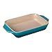 Le Creuset Stoneware Rectangular Dish, 10.5 by 7-Inch, Caribbean
