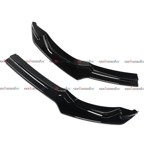 WheelX 2Pcs Front Bumper Lip Compatible with BMW F80 M3 F82 F83 M4 2015-202, CS-Style, Fits for 2015 2016 2017 2018 2019 2020, Air Dam Lower Chin Spoiler Splitter (Gloss Black) by WheelX - Used condition - Image 5