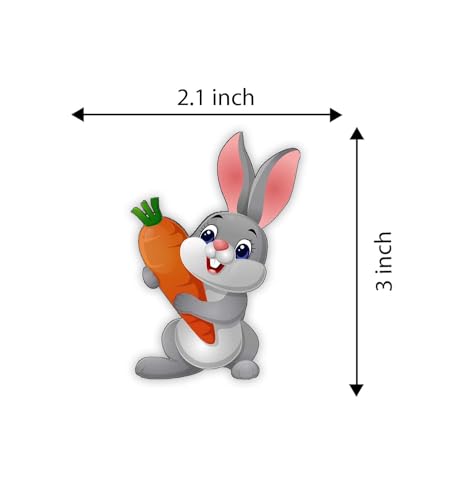 Image of Gift Me Bazar Wooden Rabbit Cartoon Fridge Magnet for Decoration | Fridge Magnets for Refrigerator & Almirah Decor | Home, Kitchen and Office Decoration Multicolor (Design 3)