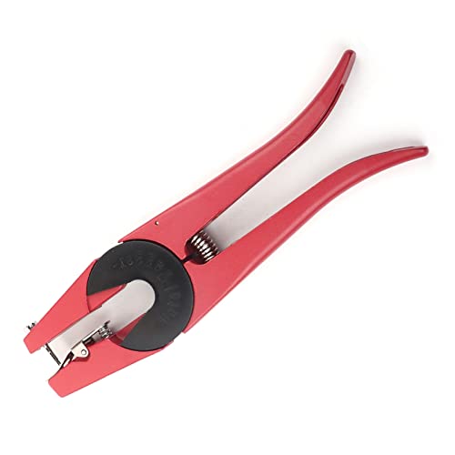Tnfeeon Pinza per Marchio Auricolare per Bestiame, Pinza in Lega di Alluminio per Strumento per Marchio Auricolare per Ovini per bovini