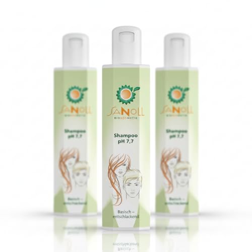 Sanoll Biokosmetik Shampoo pH 7,7 – Basisches Shampoo mit...
