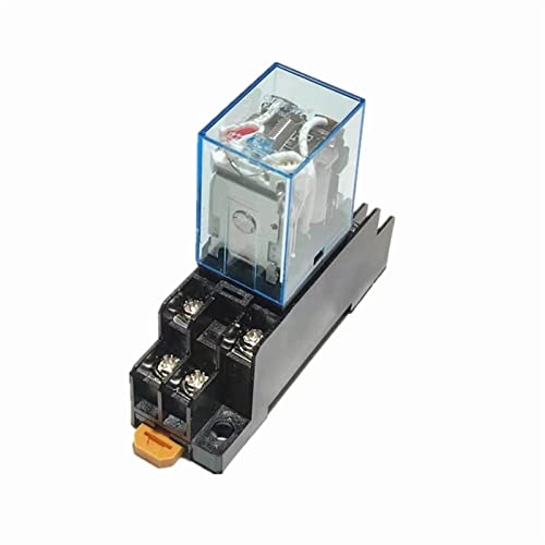 Relé electromagnético LY2NJ de 8 pines con base de enchufe AC 220V para control industrial 3