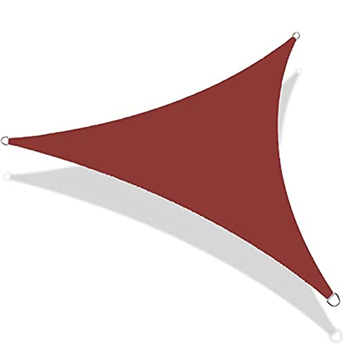Voile d'ombrage triangulaire anti-UV protégeant efficacement votre terrasse