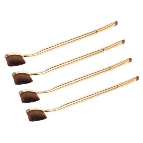 Healeved 4pcs Makeup Brush Set Eye Powder Foundation Concealer Brush Sturdy Materials for Women