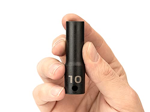Image of TEKTON 3 /8 Inch Drive x 10 mm Deep 6-Point Impact Socket | SID13110