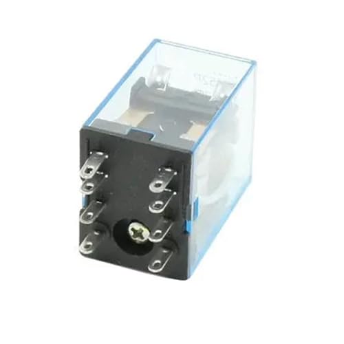 Relé HH52P AC36V DPDT con base de 8 pines para automatización y cuadros eléctricos