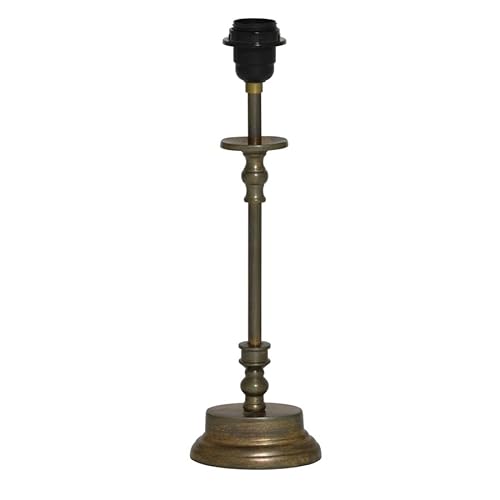 Preisvergleich Produktbild Tischleuchte Oval Antik Bronze Tischlampe