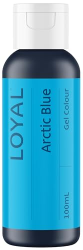 Image of Loyal Gel Food Coloring | Vibrant Color for Buttercream, Fondant, Royal Icing, Gum Paste, Marzipan and Cake Batter | Gel-Based Concentrated Food Dye - 100ml Arctic Blue