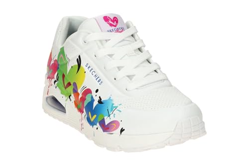 Skechers UNO Jason Naylor baskets blanches sneackers mode confortables à coussin d'air - 4