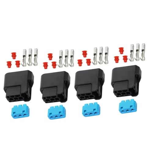 Conector de bobina de encendido de 3 pines compatible con S2000, RSX y Civic, kit de 4 piezas