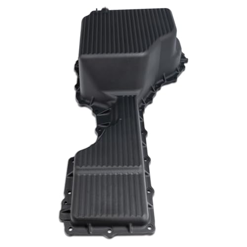 PPE Heavy Duty Deep Capacity Engine Oil Pan 114053020 (Black) Compatible with Duramax L5P