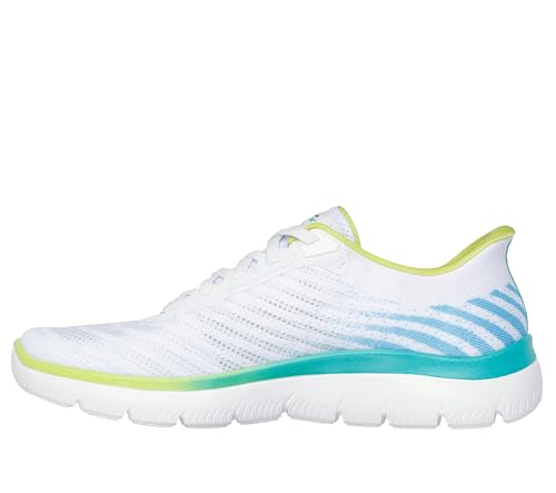 Image of Skechers Men Summits - ROENN Slip INS Shoe White /Multi