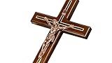 Dies ist ein wunderbares religiöses Geschenk für jeden Anlass. Ein handgefertigter Holz-Rosenkranz ist im Paket enthalten.