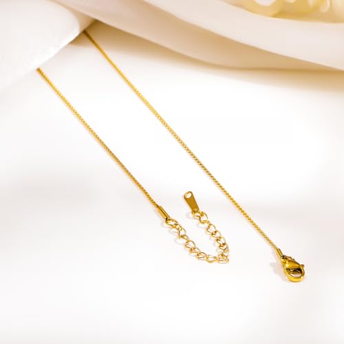 Image of Rubans Demi Fine Stainless Steel Pendant Chain Daily Gift for Women & Girls