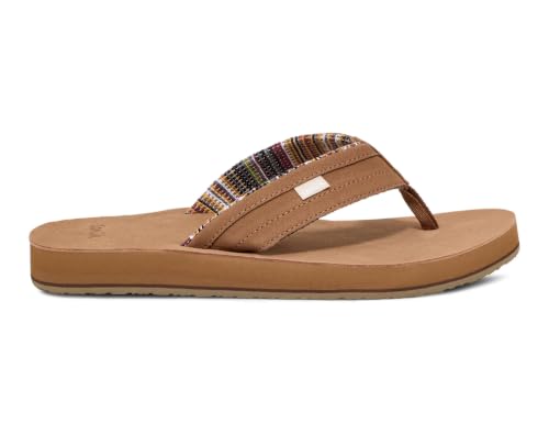 Image of Sanuk Mens Ziggy ST | Flip Flops for Men | Mens Sandals | Beach Sandals | Water Friendly & Lightweight | Comfort Footbed