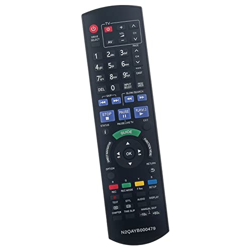 ALLIMITY N2QAYB000479 Remote Control Replace fit for Panasonic DVD TV Recorder DMR-XW380 DMR-XW385 DMR-XW390 DMR-XW480 DMR-XW380GL DMR-XW385GL DMR-XW390GL DMR-XW480GL - Image 4