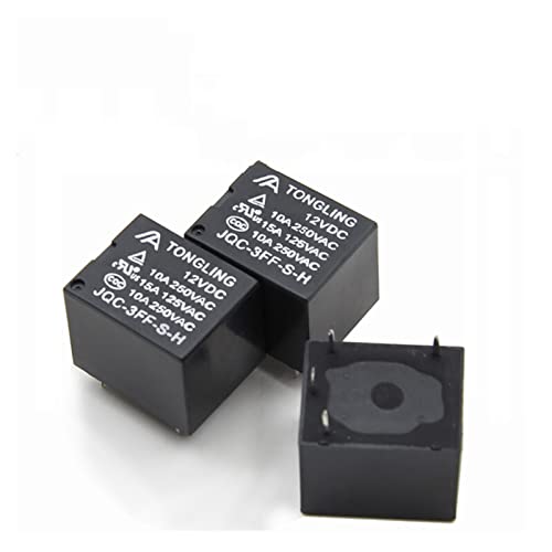 Relais 833H-1C-C 12VDC lot de 10 pièces à 5 broches 10A pour circuit imprimé