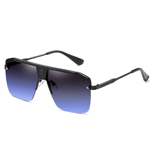 Sheen Kelly Gafas De Sol Retro De Gran Tamaño Para Hombres Y Mujeres Gafas De Sol Cuadradas Sin Montura Gafas De Sol Con Parte Superior Plana Vintage Sheen Kelly Gafas De Sol Retro De Gran Tamaño Para Hombres Y Mujeres Gafas De Sol Cuadradas Sin Montura Gafas De Sol Con Parte Superior Plana Vintage