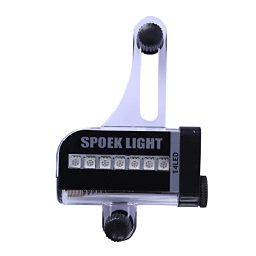 GOOHOCHY A02 Bike Light DIY Tire Light 14 Led 30 Patterns Sensor for Bike Decoration