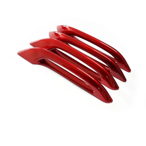 Poignée de porte Tesla Model Y 3 Highland antigivre rouge brillant