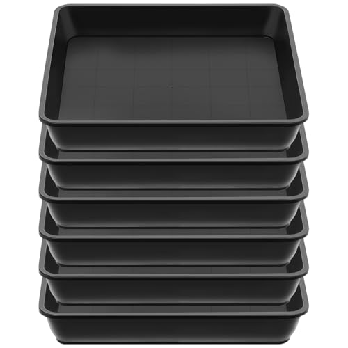 Sibosen 6 Stück Blumentopf Untersetzer Eckig Pflanztopf Blumenkübel...