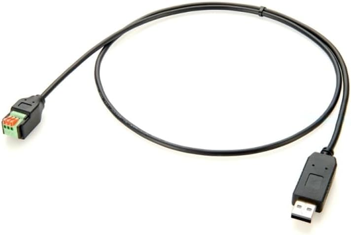 USB to RS485 Serial Cable with FTDI chip, USB Type-A to 3-pin Terminal Block Converter, FT232RL RS485 Communication Board Serial Adapter