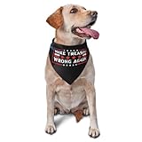 Make Treason Wrong Again Stylish Pet Bandana Cute Pattern Triangle Scarf for Dogs and Cats