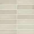 Bedrosians Makoto Matte Ceramic Tile 2.5" x 10", Kumo Grey (34-Pack, 5.38 SF)