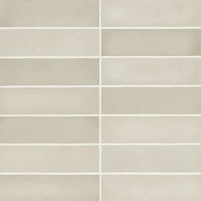Bedrosians Makoto Matte Ceramic Tile 2.5" x 10", Kumo Grey (34-Pack, 5.38 SF)