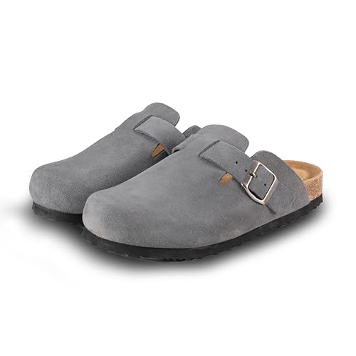 Image of EMMA NEW YORK Womens Clogs Mules Slip-On for Women with Arch Support Cork Footbed Potato Shoes