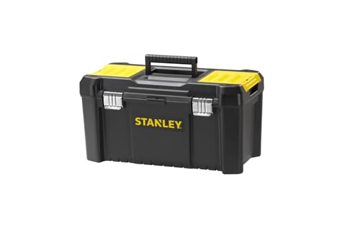 Stanley - STANLEY Tools STST1-75521 Boîte à outils (19', 48,2 x 25,4 x 25 cm, charge jusqu'à 8 kg, boîte à outils avec fermeture en métal, organiseur avec support amovible, valise robuste en plastique) - -7%