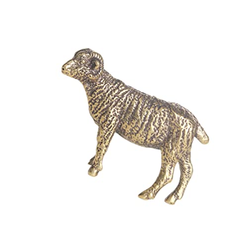 Statue de Mouton Vintage pour Décoration de Table Salon et Bureau Rétro