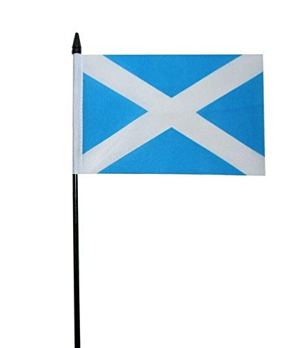 Scotland St Andrews Light Blue Small Hand Waving Flag 6" x 4" FlagSuperstore©